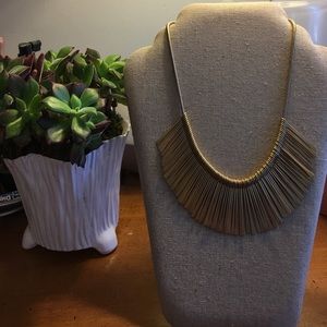 Stella & Dot Gold Essential Fringe Necklace